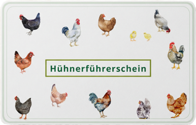Hühnerführerschein — Ausweis